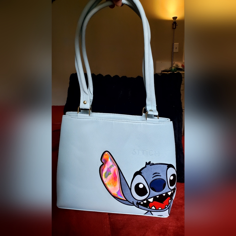 Stitch Blue Tote Bag